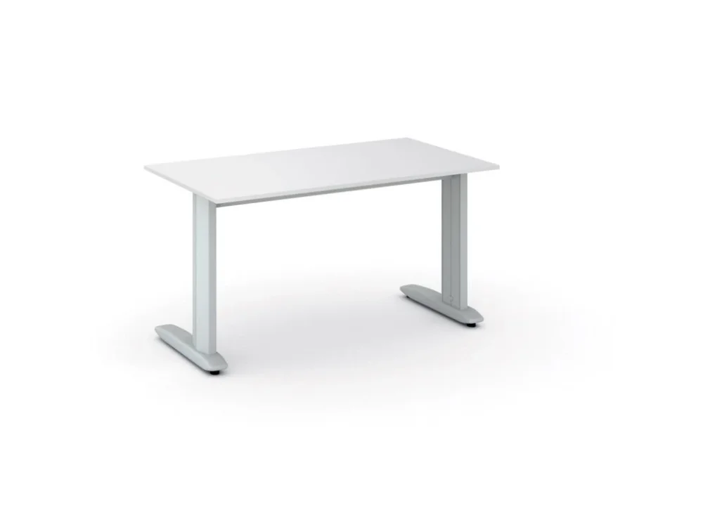 Kancelářský psací stůl PRIMO FLEXIBLE, 140x80 cm, bílá Přímo Od Výrobce
