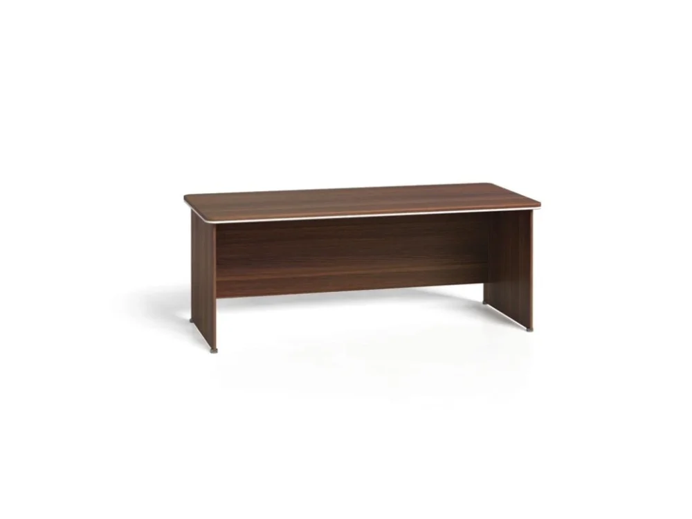 Kancelářský psací stůl ARRISTO LUX, 200x90 cm, ořech Sezónní Sleva