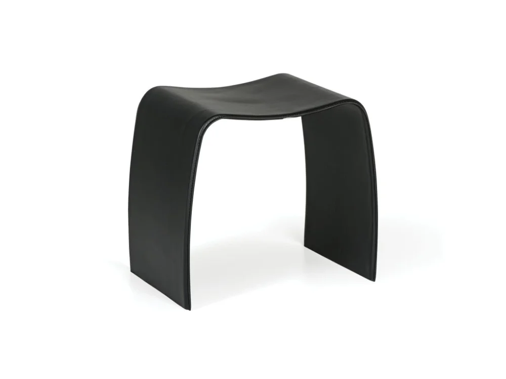 Oblíbený Dřevěná stolička BENTWOOD II, eko kůže, černá