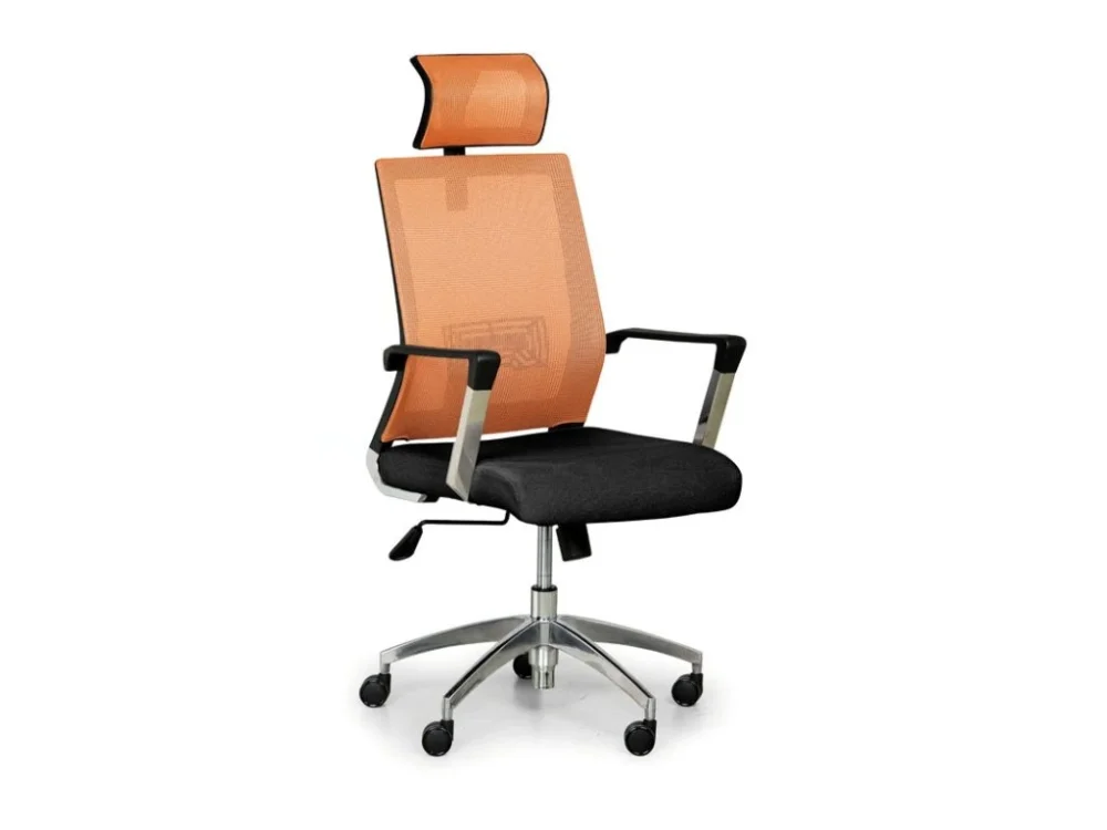 Kancelářské křeslo ELITE NET, oranžová/černá Akční Nabídka
