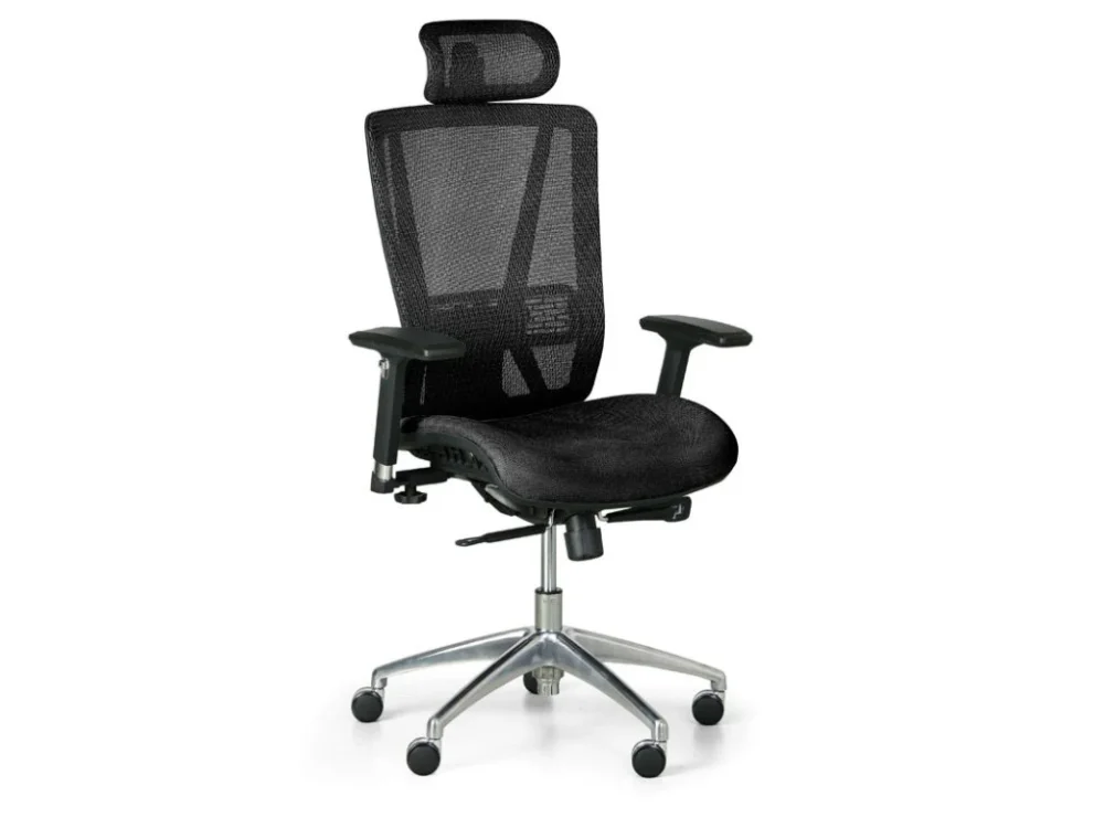 Značkový Kancelářská židle LESTER MF, černá