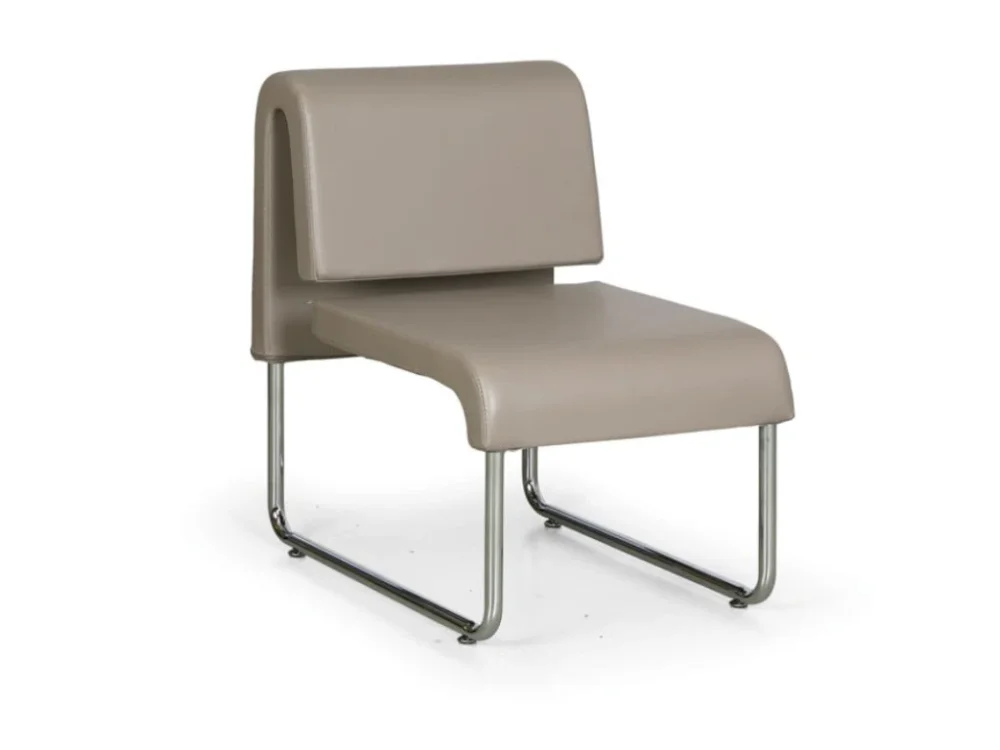 Kup Teď Kožené křeslo do čekáren, Sofa PUBLIC, šedá