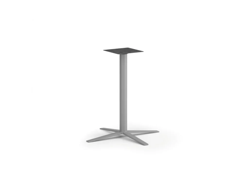 Časově Omezené Stolová podnož AURA, 700 x 720 mm, šedostříbrná
