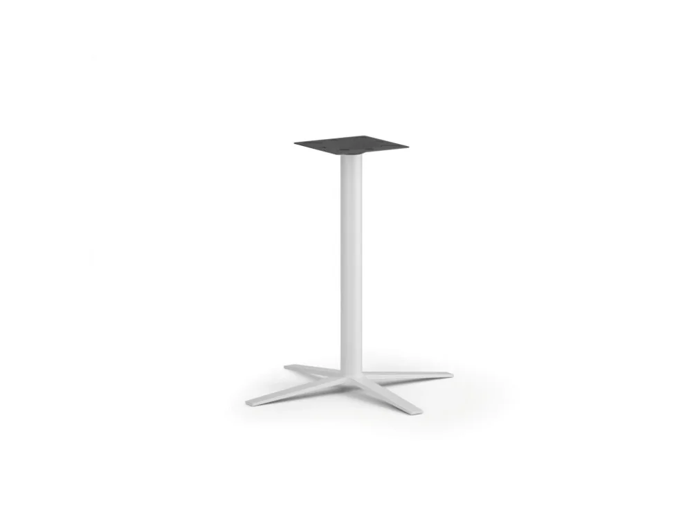 Stolová podnož AURA, 700 x 720 mm, bílá Omezená Nabídka