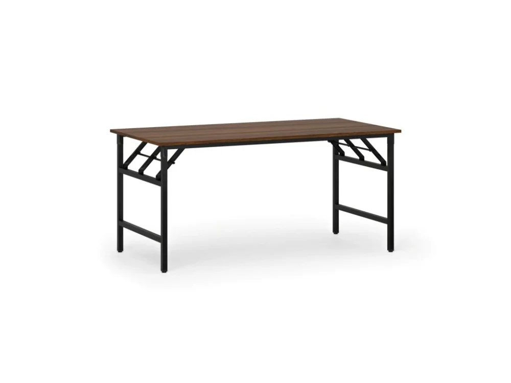 Nejlepší Cena Konferenční stůl FAST READY, 160x80 cm, černá podnož, ořech