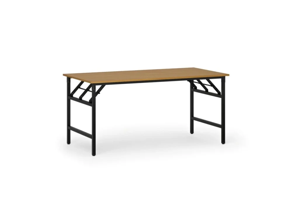 Nejprodávanější Konferenční stůl FAST READY, 160x80 cm, černá podnož, buk