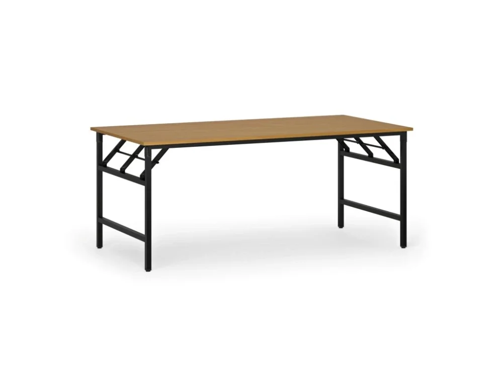 Novinka Konferenční stůl FAST READY, 180x90 cm, černá podnož, buk
