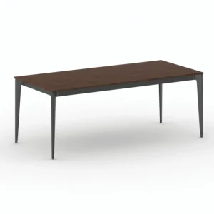 Akce Jednací kancelářský stůl PRIMO ACTION, 200x90 cm, černá podnož, ořech