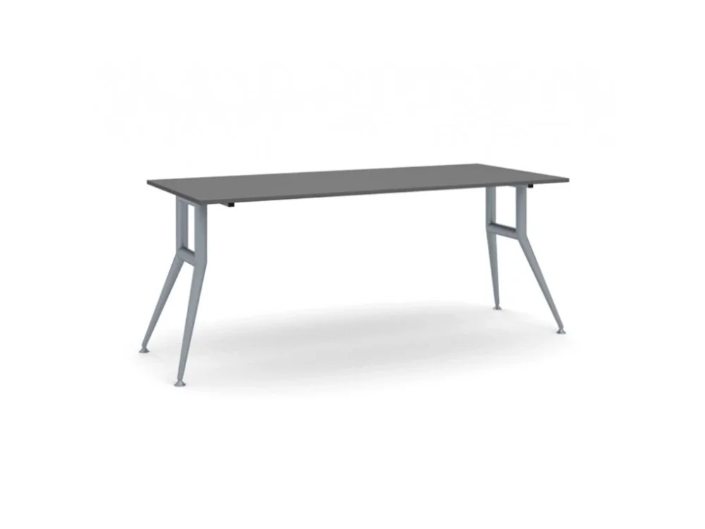 Must-Have Jednací kancelářský stůl WIDE, 180x80 cm, grafit