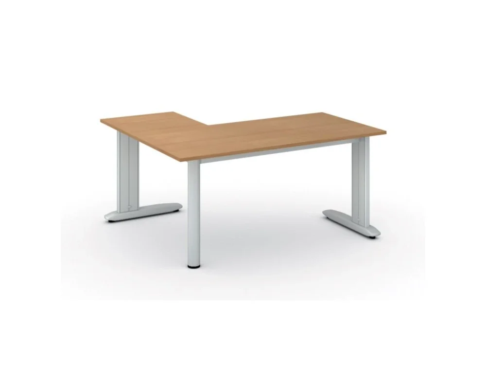 Rohový kancelářský stůl PRIMO FLEXIBLE, 160x140 cm, buk Nejprodávanější