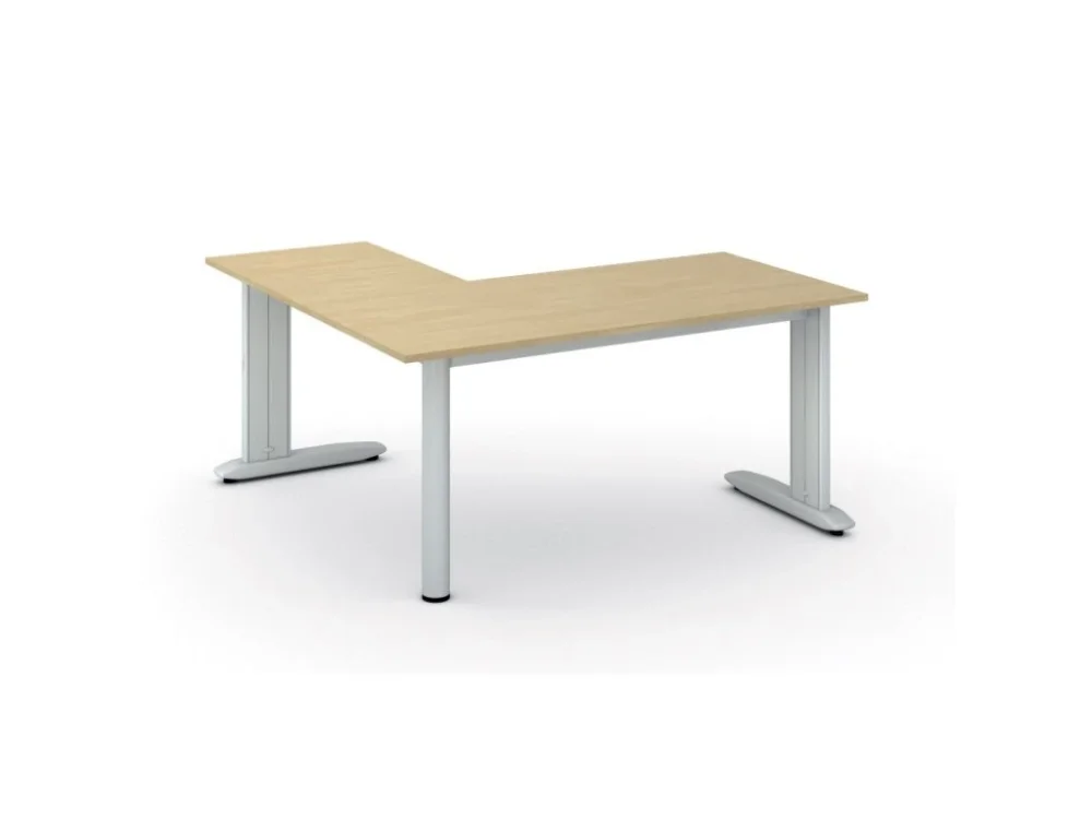 Vysoce Kvalitní Rohový kancelářský stůl PRIMO FLEXIBLE, 160x160 cm, bříza