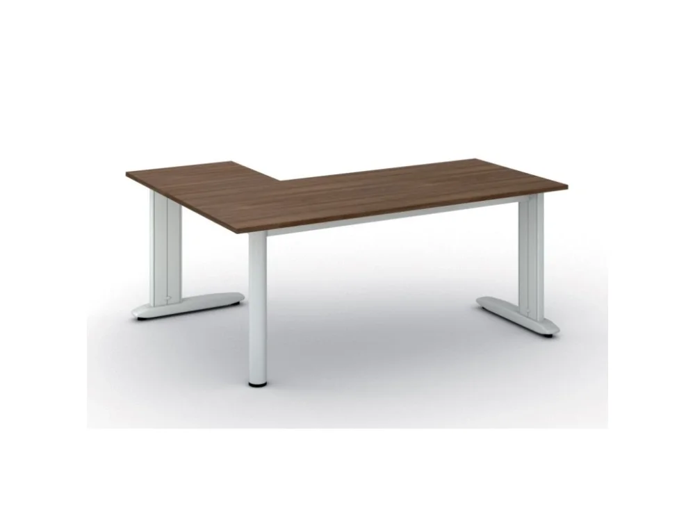Přímo Od Výrobce Rohový kancelářský stůl PRIMO FLEXIBLE, 180x140 cm, ořech