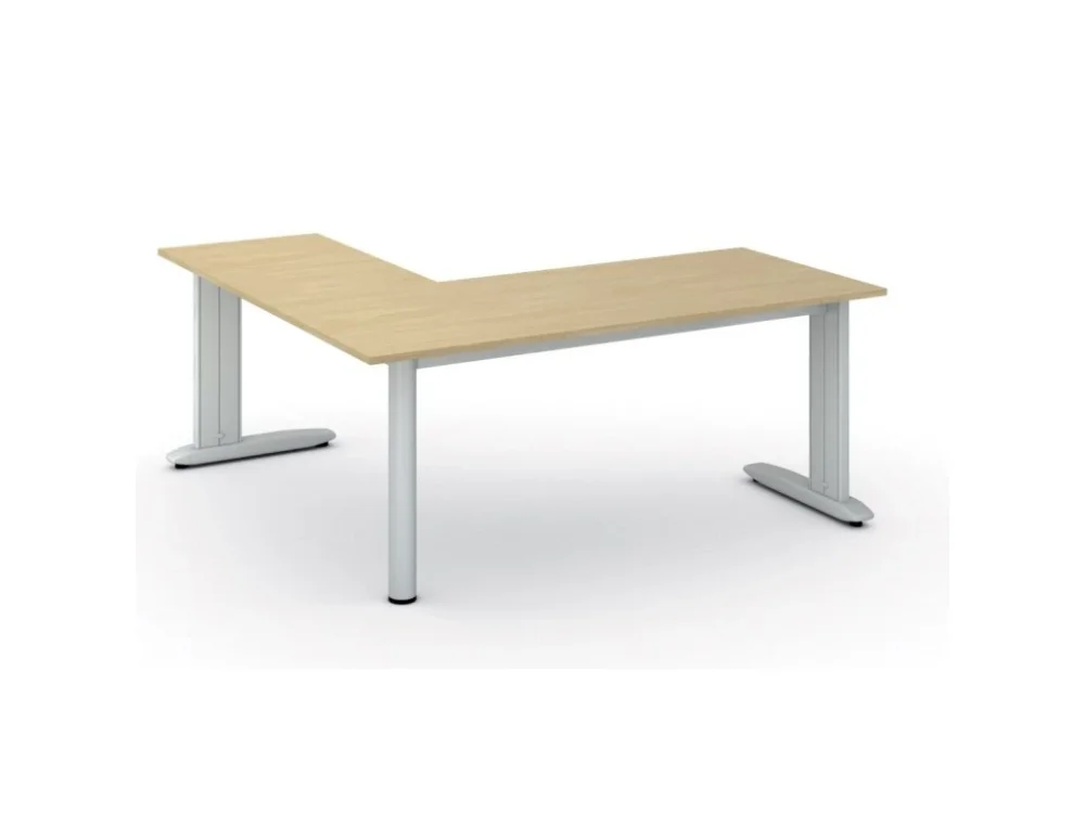 Pouze Dnes Rohový kancelářský stůl PRIMO FLEXIBLE, 180x180 cm, bříza