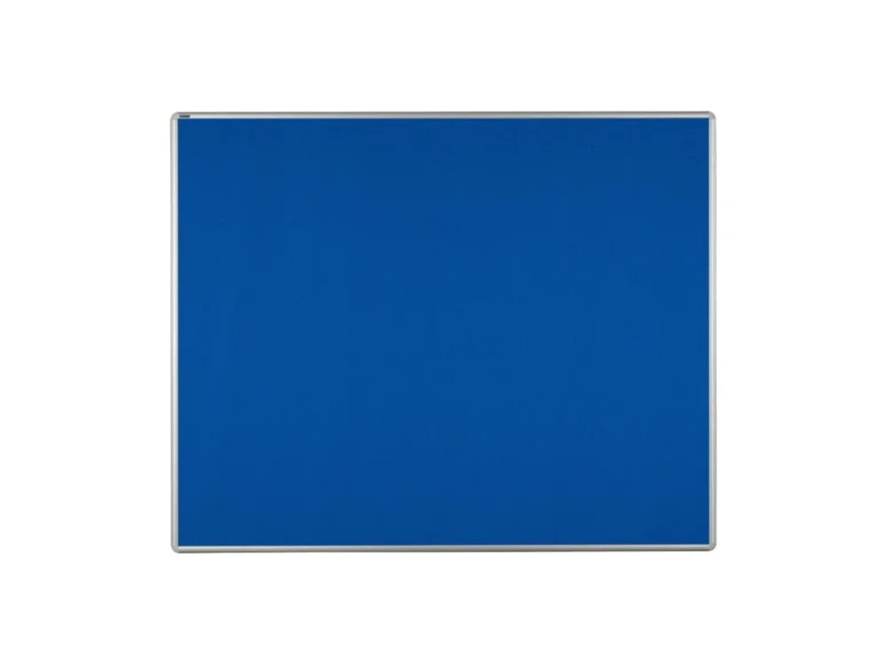 Akce Textilní nástěnka ekoTAB v hliníkovém rámu, 1500 x 1200 mm, modrá