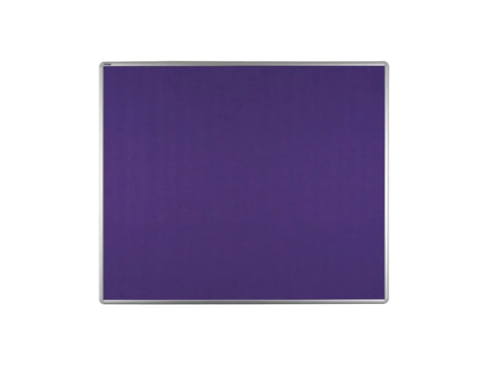 Must-Have Textilní nástěnka ekoTAB v hliníkovém rámu, 1200 x 900 mm, fialová
