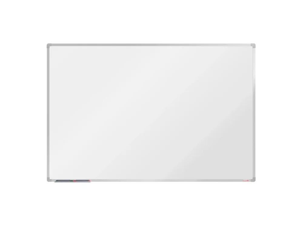 Bílá magnetická popisovací tabule boardOK, 1800 x 1200 mm, eloxovaný rám Akční Nabídka