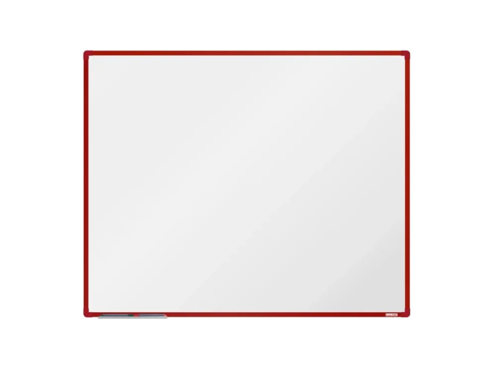 Dokud Zásoby Vydrží Bílá magnetická popisovací tabule boardOK, 1500 x 1200 mm, červený rám