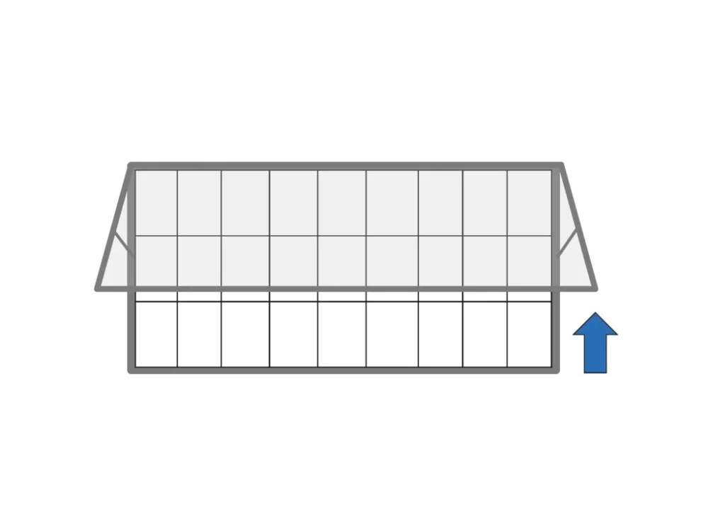 Venkovní vitrína magnetická, s výklopnými dveřmi, 2000 x 1000 mm Aktuální