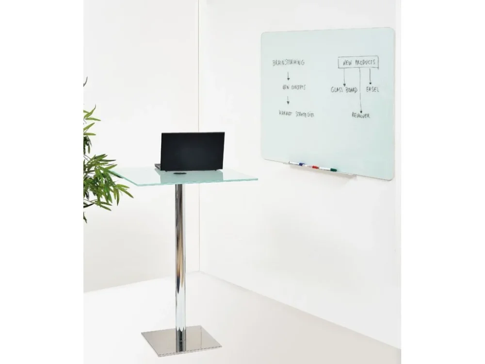Skleněná magnetická tabule na zeď, bílá, 1200 x 1500 mm Nejprodávanější