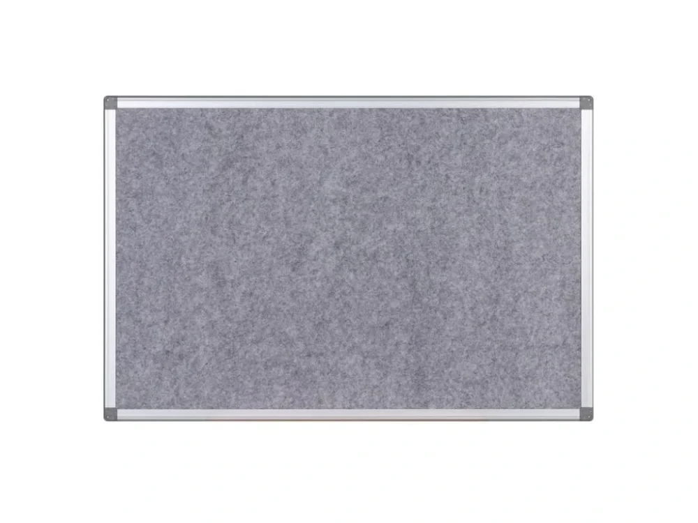 Textilní nástěnka, šedá, 1200 x 900 mm Cenová Bomba