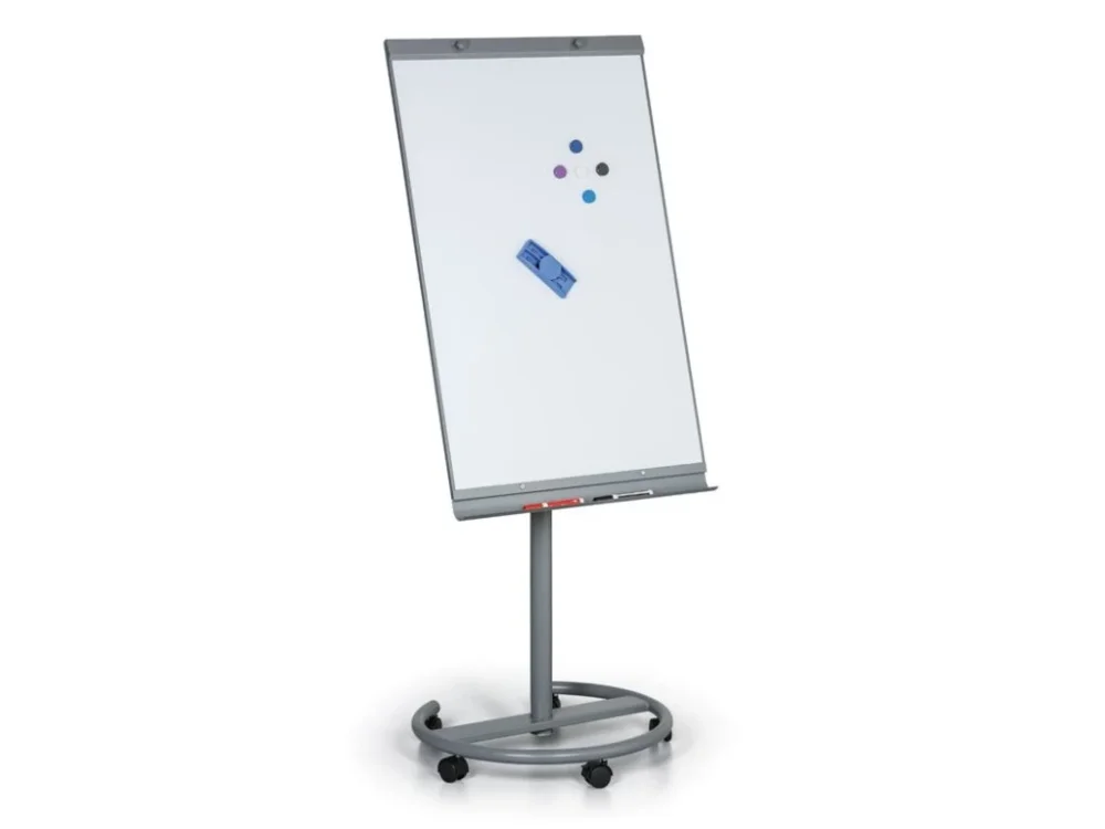 Přímo Od Výrobce Mobilní flipchart tabule ROUND BW, magnetický