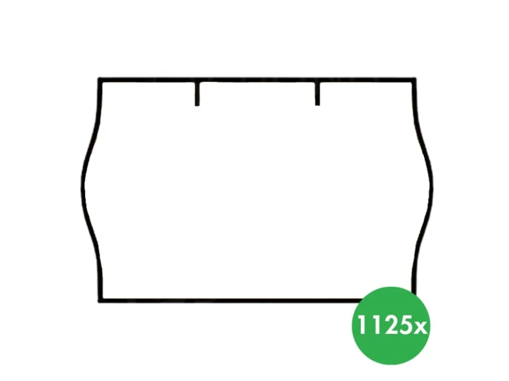 Hit Sezóny Etikety - 25 x 16 mm, 36 ks, bílá