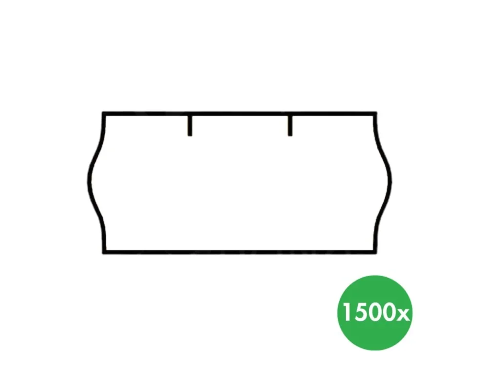 Horká Nabídka Etikety - 26 x 12 mm, 36 ks, bílá