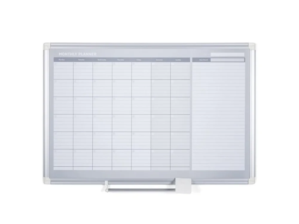 Finální Výprodej Měsíční plánovací tabule na zeď LUX, magnetická, dny, 900 x 600 mm