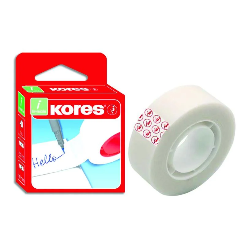 Oblíbený Lepicí páska Kores Invisible-19 mm x 33 m