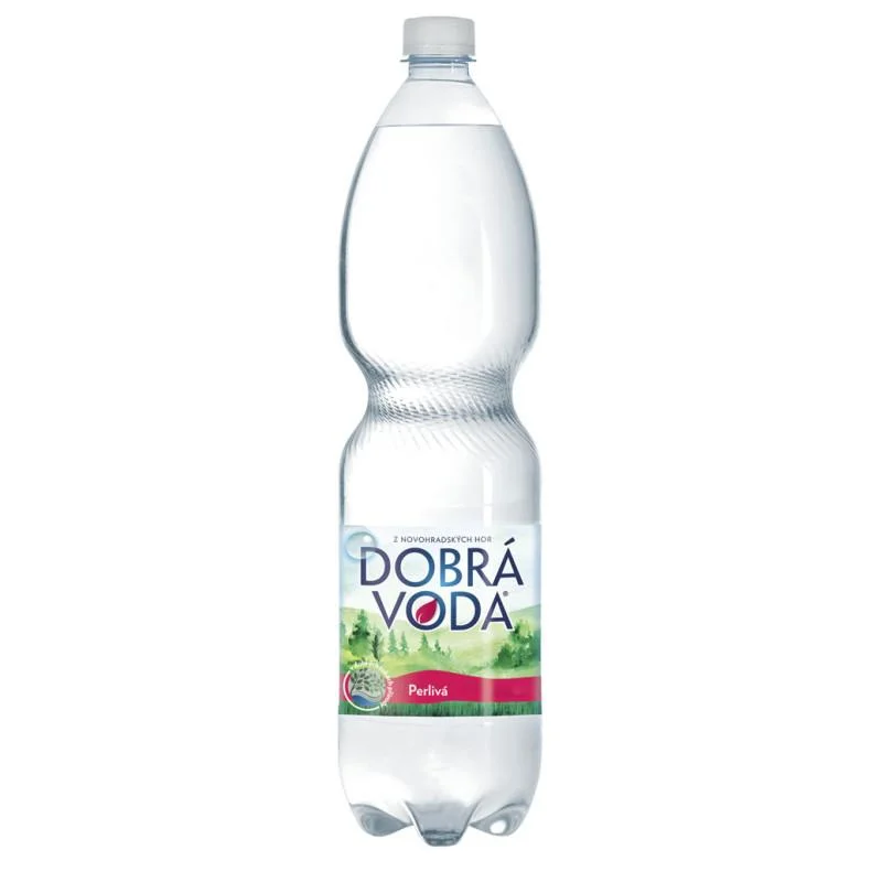 Dobrá voda bez příchutě-perlivá / 1,5 l Časově Omezené