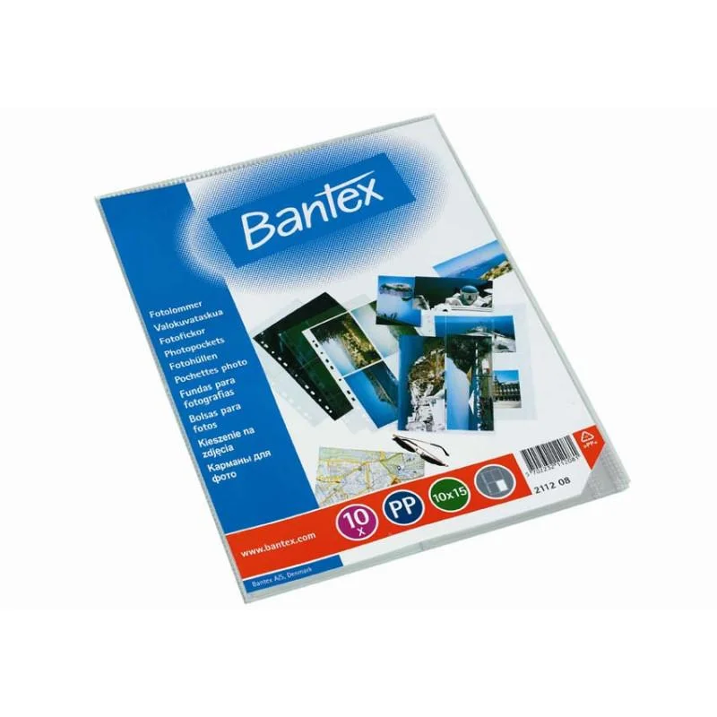 Závěsný obal Bantex-A4 silný / kapsy na foto 10 x 15 / 10 ks Akce