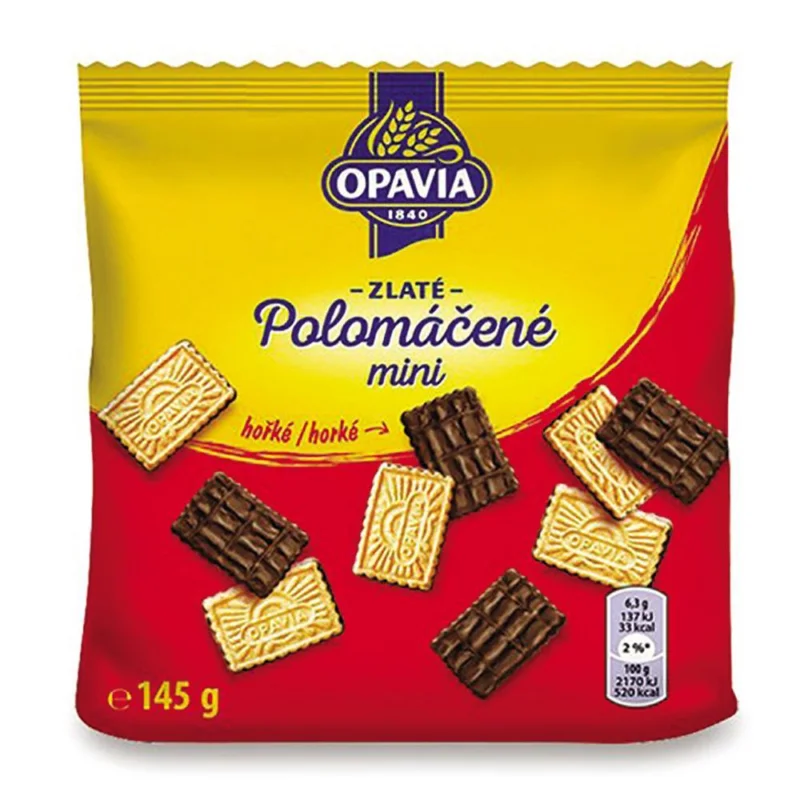 Originální Sušenky polomáčené mini hořké