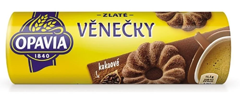 Sušenky věnečky kakaové 150 g Dokud Zásoby Vydrží