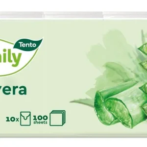 Vysoce Kvalitní Tento kapesníčky papírové Family Aloe Vera 3-vrstvé/ 10 ks