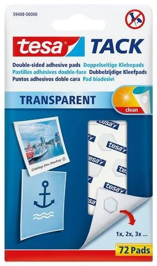 Vrácení Zdarma Tesa lepicí čtverečky transparentní