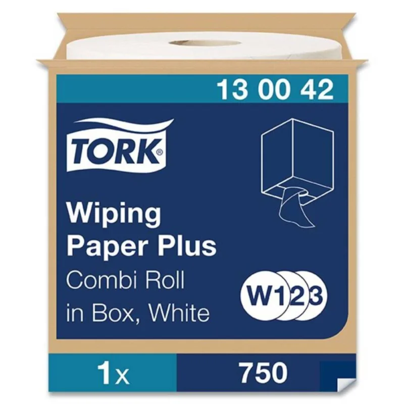 Originální Tork papírová utěrka plus 2-vrstvá W1/W2/W3 bílá, 1 ks
