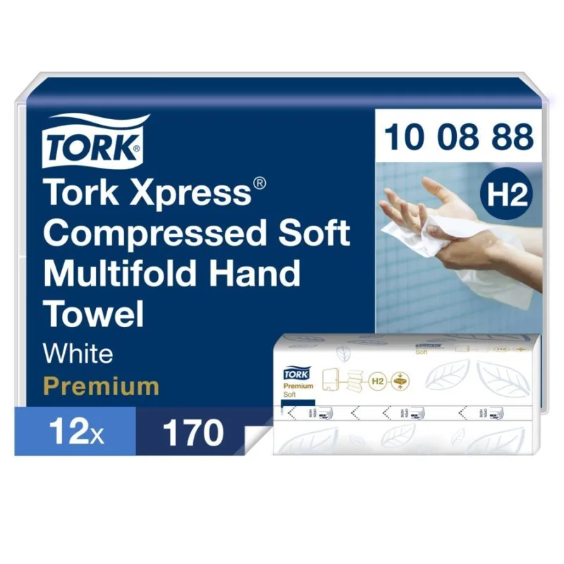 Tork ručník Xpress Multifold celulóza 2-vrstvý 21x32cm / 12 bal (2040ks) Pouze Dnes