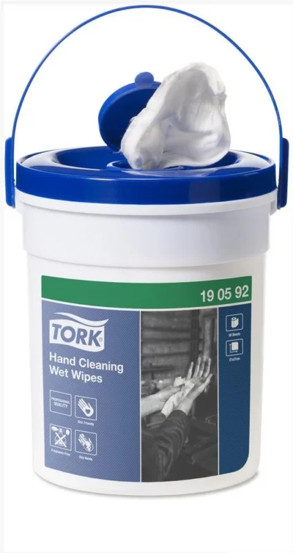 Tork vlhčené ubrousky v kyblíčku Horká Nabídka