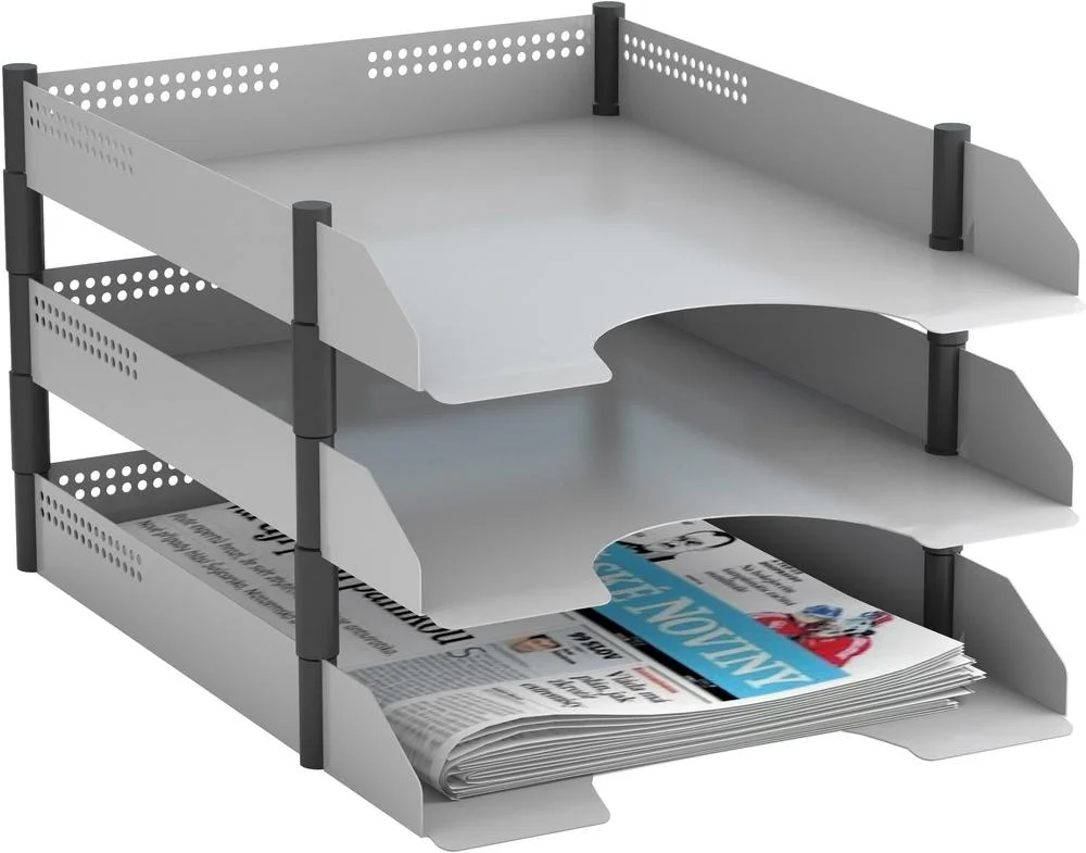 Časově Omezené Trojbox Novum odkládací box A4, šedá