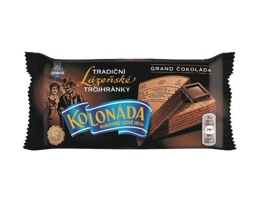 Trojhránky lázeňské čokoládové 50 g Oblíbený