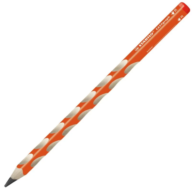 Tužka grafitová STABILO EASYgraph silná pro praváky oranžová Ověřený