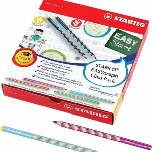Akce Tužka grafitová STABILO EASYgraph silná sada 48 ks školní box