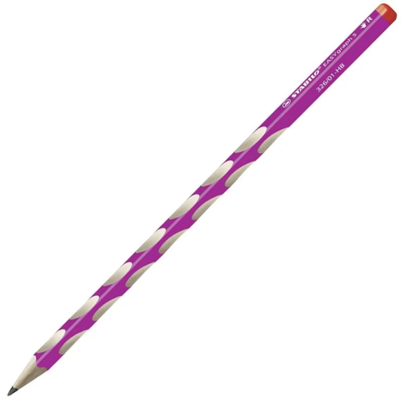 Tužka grafitová STABILO EASYgraph tenká pro praváky růžová Hit Sezóny
