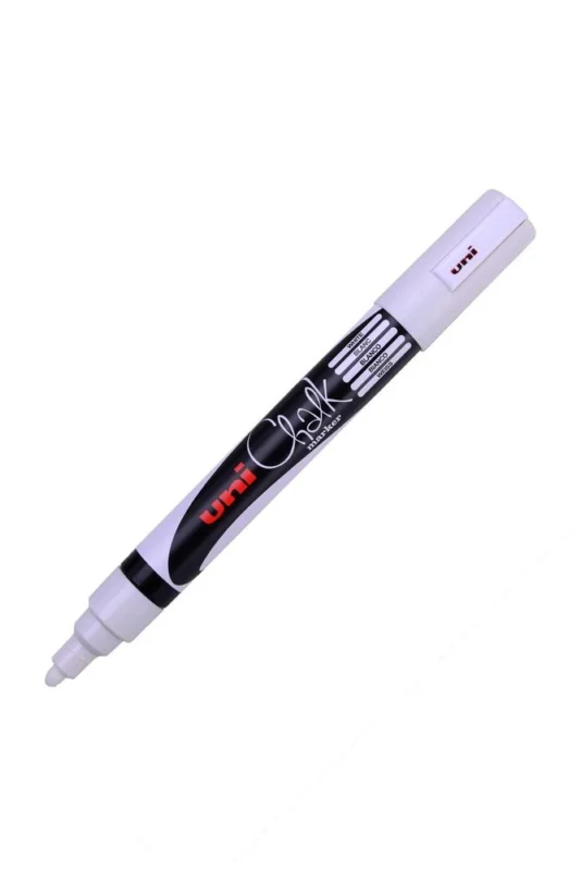 UNI popisovač křídový PWE-5M 1,8-2,5 mm, bílý Must-Have