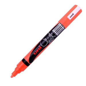 Finální Výprodej UNI popisovač křídový PWE-5M 1,8-2,5 mm, oranžový fluoresc.