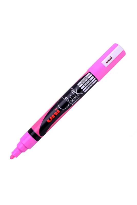 UNI popisovač křídový PWE-5M 1,8-2,5 mm, růžový fluoresc. Omezená Nabídka