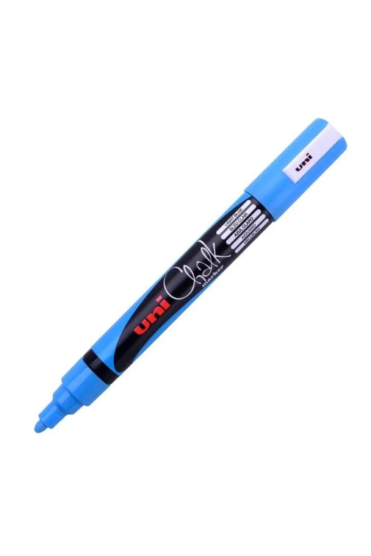 Jen Po Omezenou Doba UNI popisovač křídový PWE-5M 1,8-2,5 mm, sv. modrý