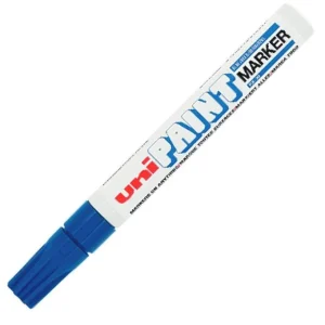 Oblíbený UNI popisovač lakový PX-20 PAINT Medium 2,2-2,8 mm, modrý