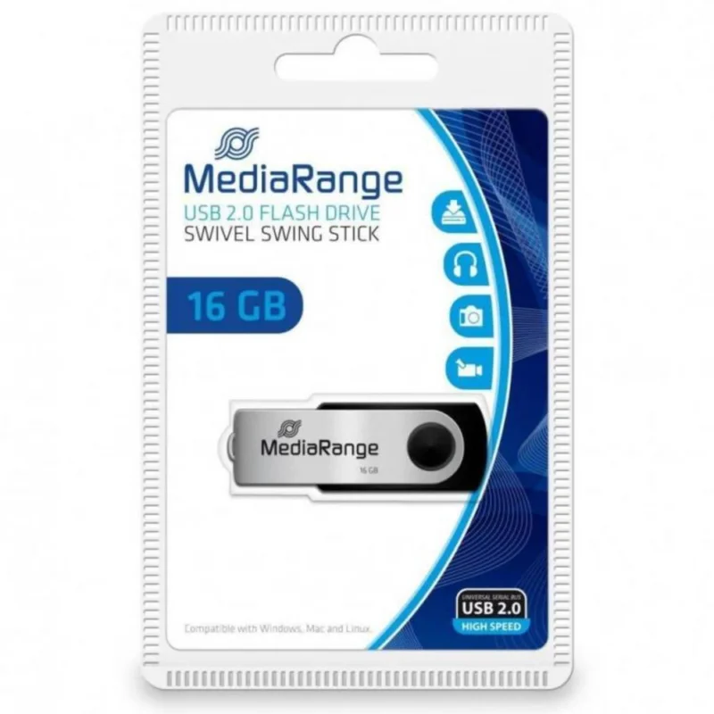 USB Flash Disk MediaRange 2.0, 16 GB Výprodej