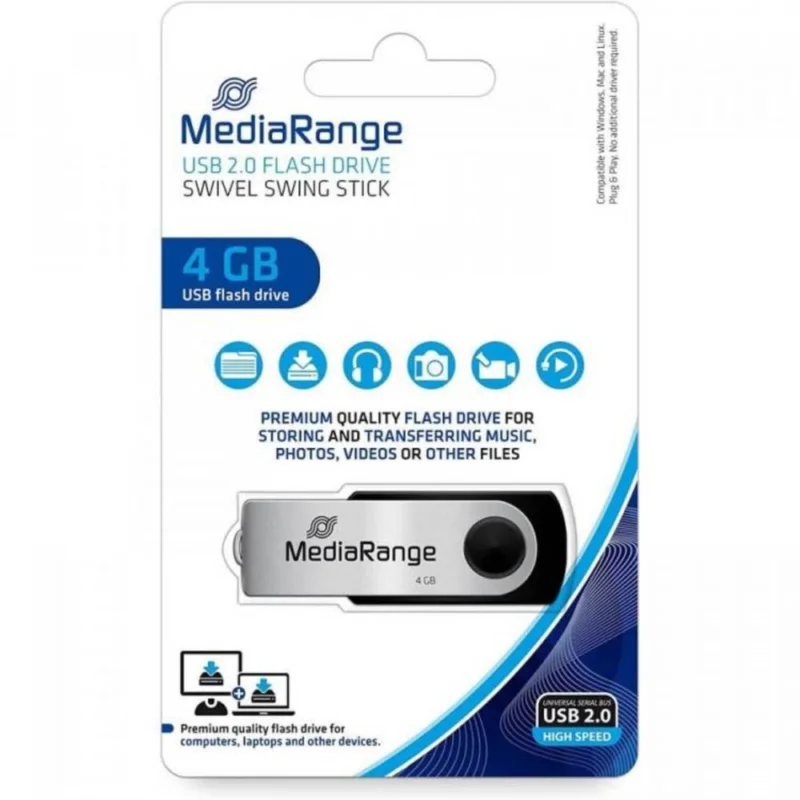 Pouze Dnes USB Flash Disk MediaRange 2.0, 4 GB